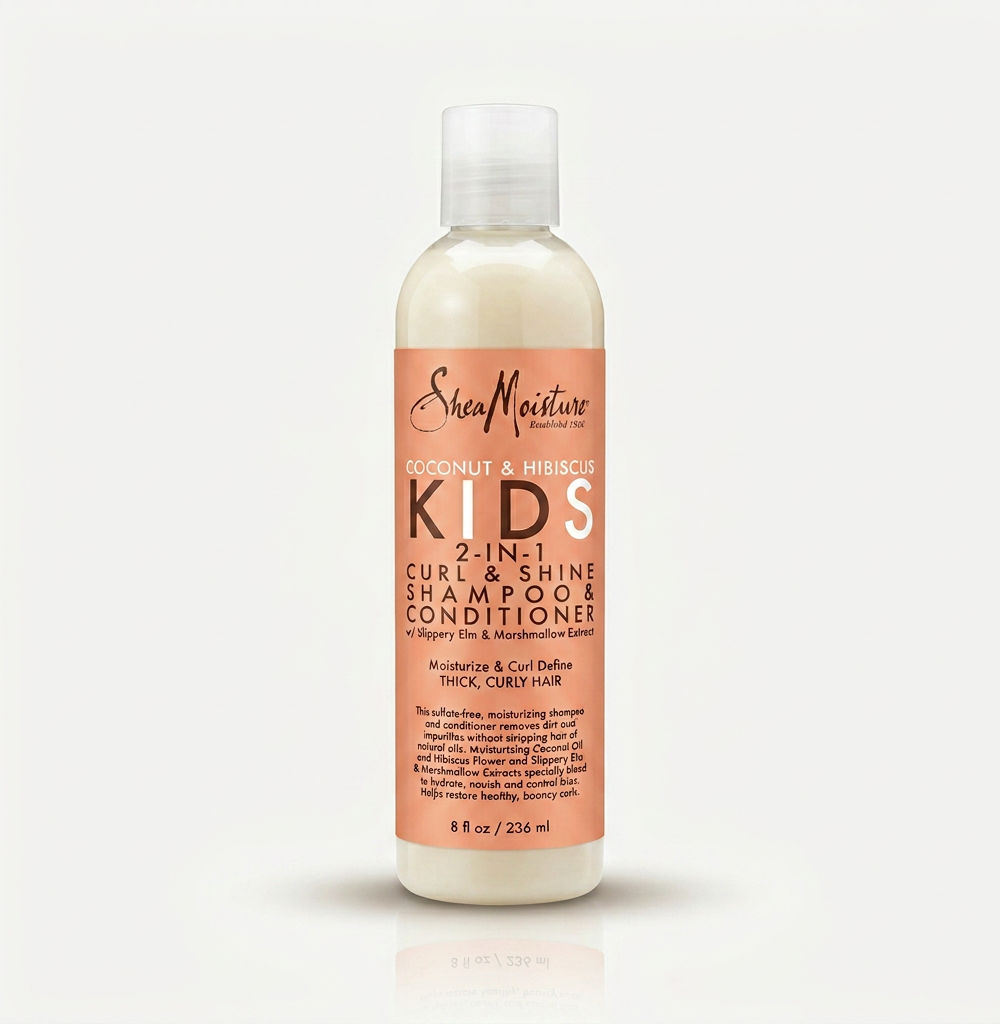 Shea Moisture Coconut and Hibiscus Kids 2-in-1 Curl and Shine Shampoo and Conditioner