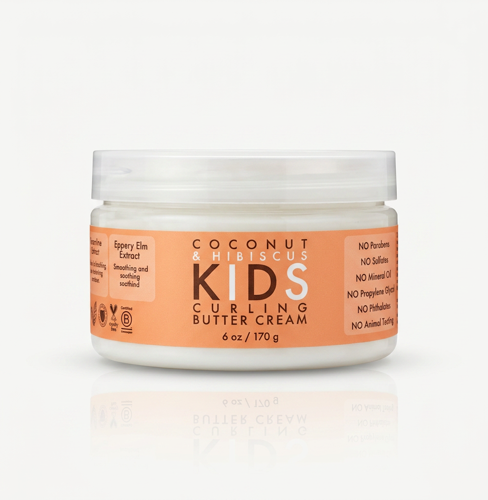 Shea Moisture Coconut and Hibiscus Kids Curling Butter Cream