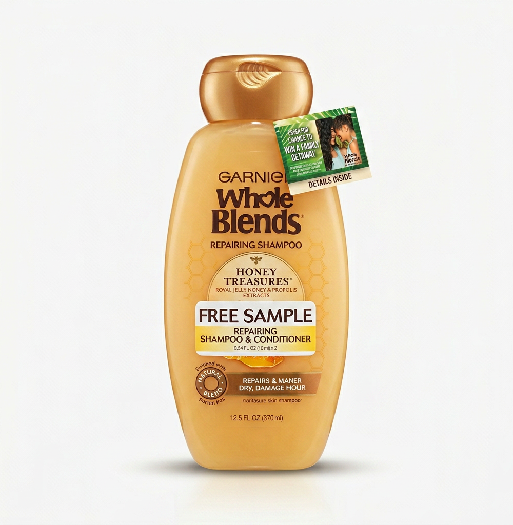 Garnier Whole Blends Repairing Shampoo Honey Shampoo