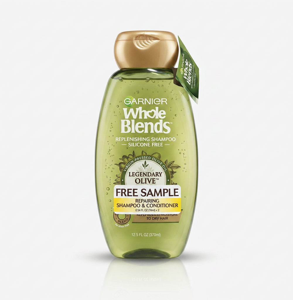 Garnier Whole Blends Replenishing Shampoo Silicone Free