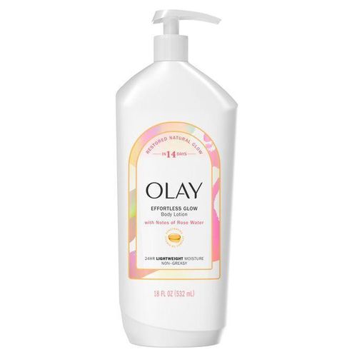 Olay Effortless Glow Body Lotion with Notes of Rose Water