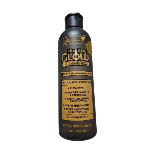 Bio Nature Healthy Glow - All In One Ultra Cleansing Toner, Formulated With 2% Salicylic & Niacinamide - 200ml