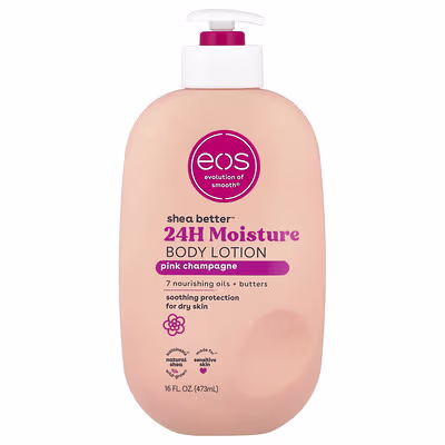 EOS, Shea Better 24H Moisture Body Lotion, Pink Champagne 473 ml