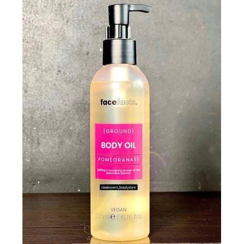 Facefacts Original Ground Body Oil – Pomegranate Shower Oil 200ml