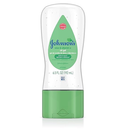 JOHNSON'S Aloe & Vitamin E Oil Gel 192ml