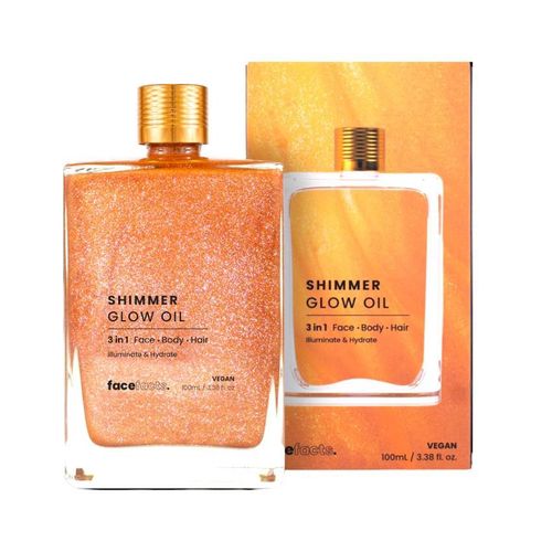 FaceFacts 3 in 1 Shimmer Glow Oil - 100ml