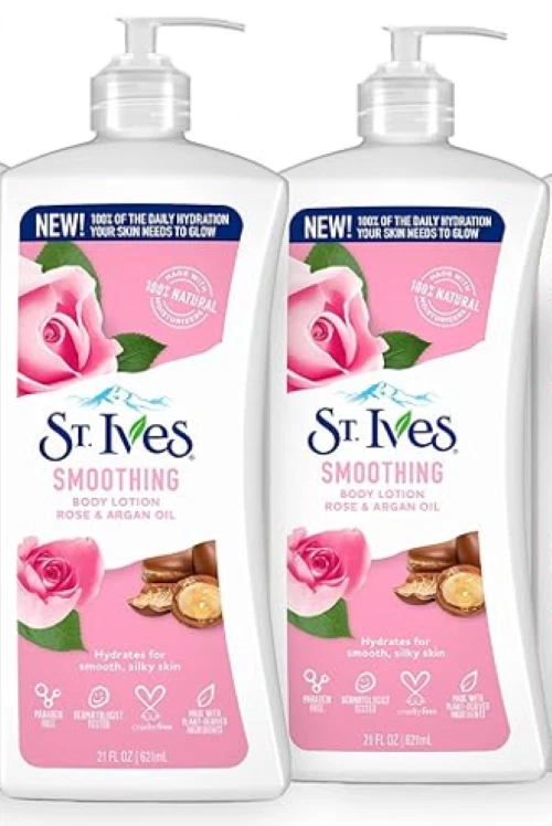 St. Ives Smoothing Body Lotion – Rose & Argan Oil
