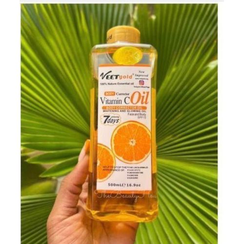 VEET GOLD Vitamin C Face And Body Corrector 7days Glowing Oil 500ml
