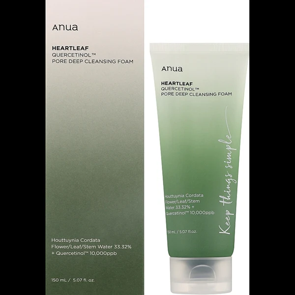 Anua Heartleaf Quercetinol Pore Deep Cleansing Foam 150ml