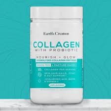Earth's Creation Hydrolyzed Collagen Peptides + Probiotic