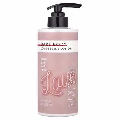 Dare Body Love Begins Lotion, Peach Green Musk Vanilla