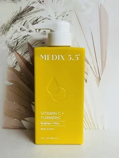 MEDIX 5.5 Vitamin C + Turmeric Brighten + Firm Body Cream 444ml