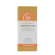 Neutrihrbs Vitamin C Sunscreen Lotion SPF50+ - 50g